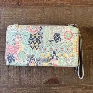 Sakroots Pastel Patterned Wristlet Wallet